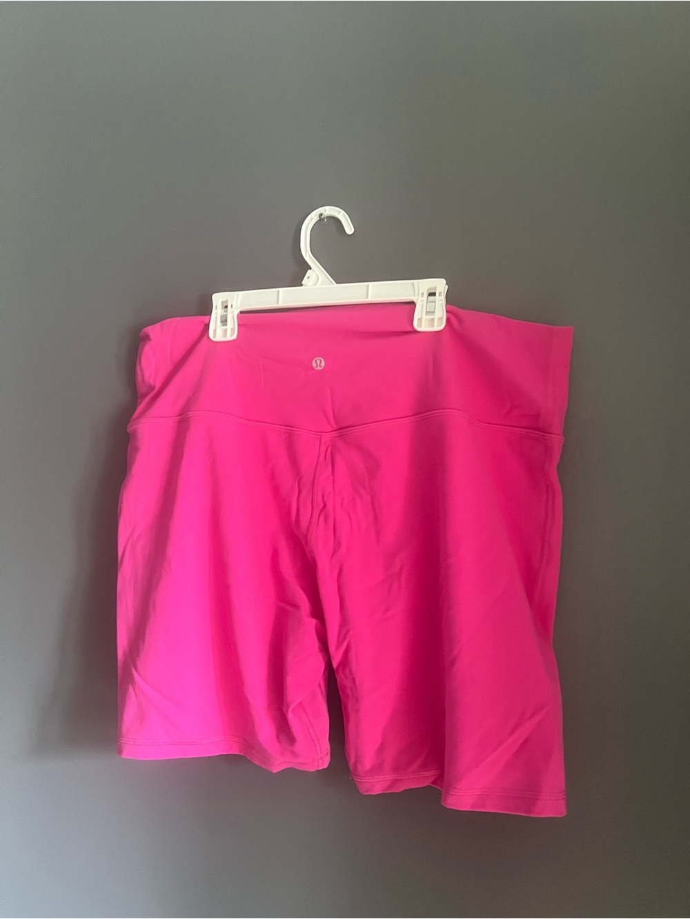 lululemon athletica Women’s High-Rise Bike Shorts — Bright Pink - Picture 3 of 4